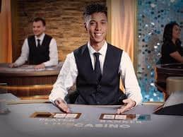 takjub live-dealer studio control room with multiple HD camera feeds and broadcast infrastructure